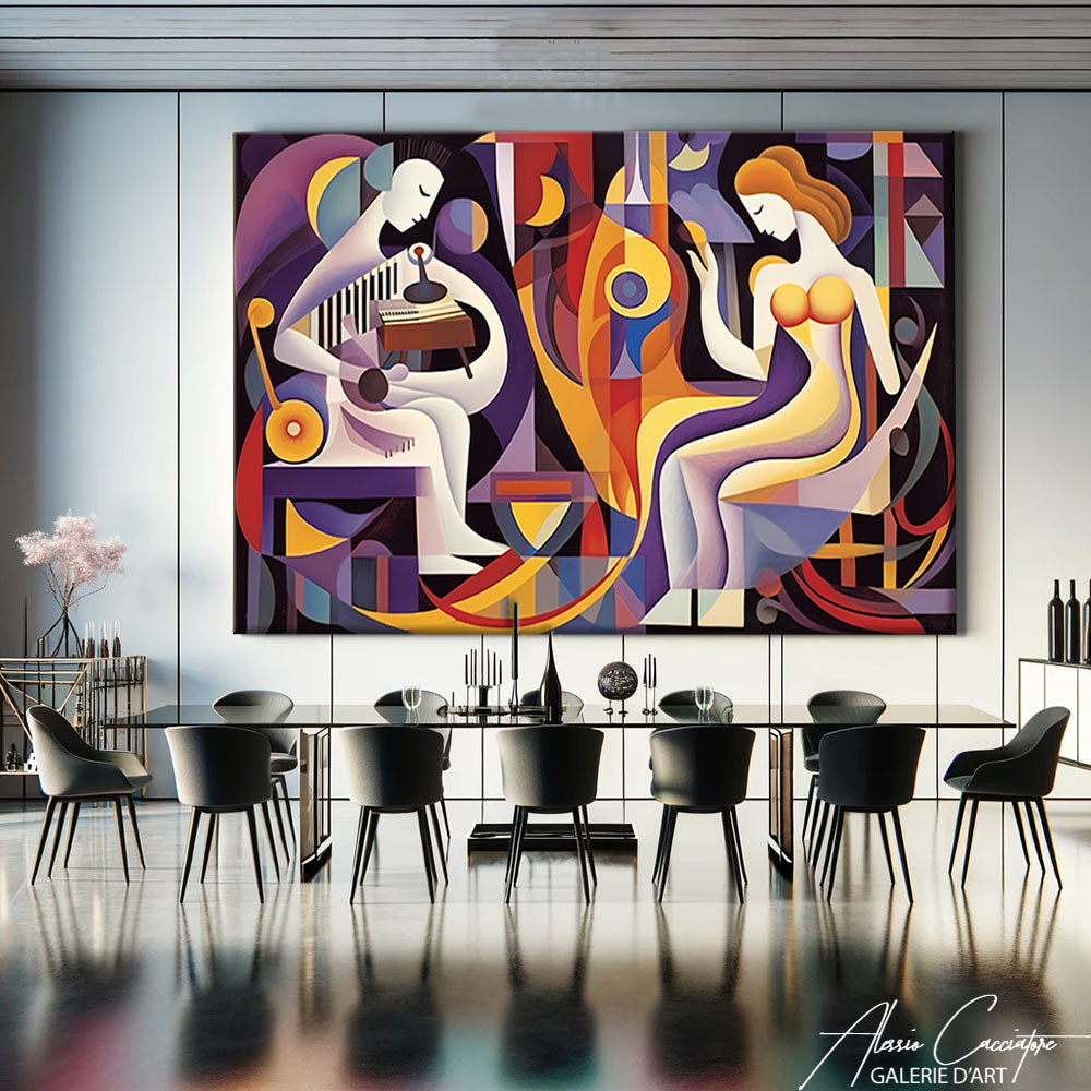 tableau peinture cubisme