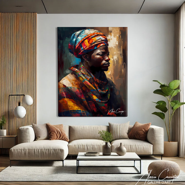 Tableau Africain Moderne 