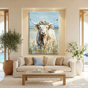 Peinture Vache Tableau