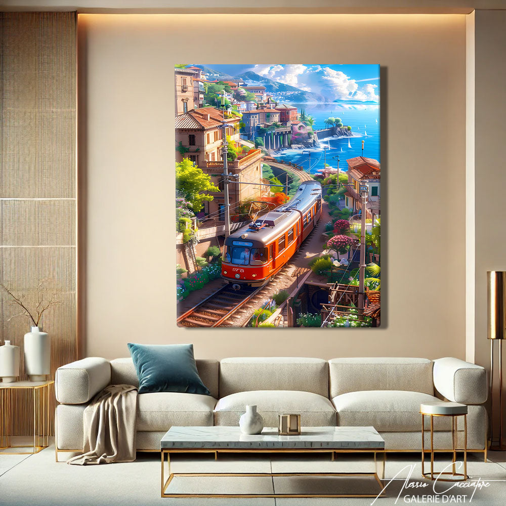 Tableau de la Mer sur Toile