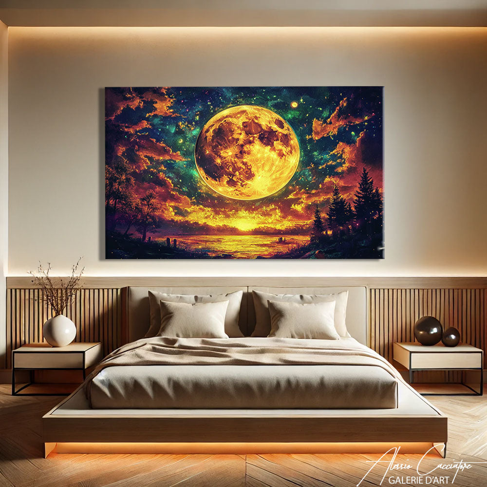 TABLEAU LUNE FANTAISIE