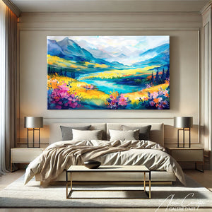 Tableau Acrylique Paysage
