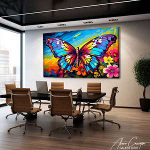 tableau papillon moderne