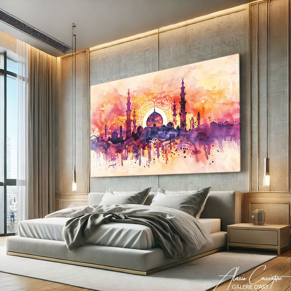 Tableau Islam Abstrait