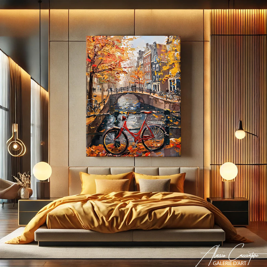 Tableau Dessin Amsterdam
 – mise en situation