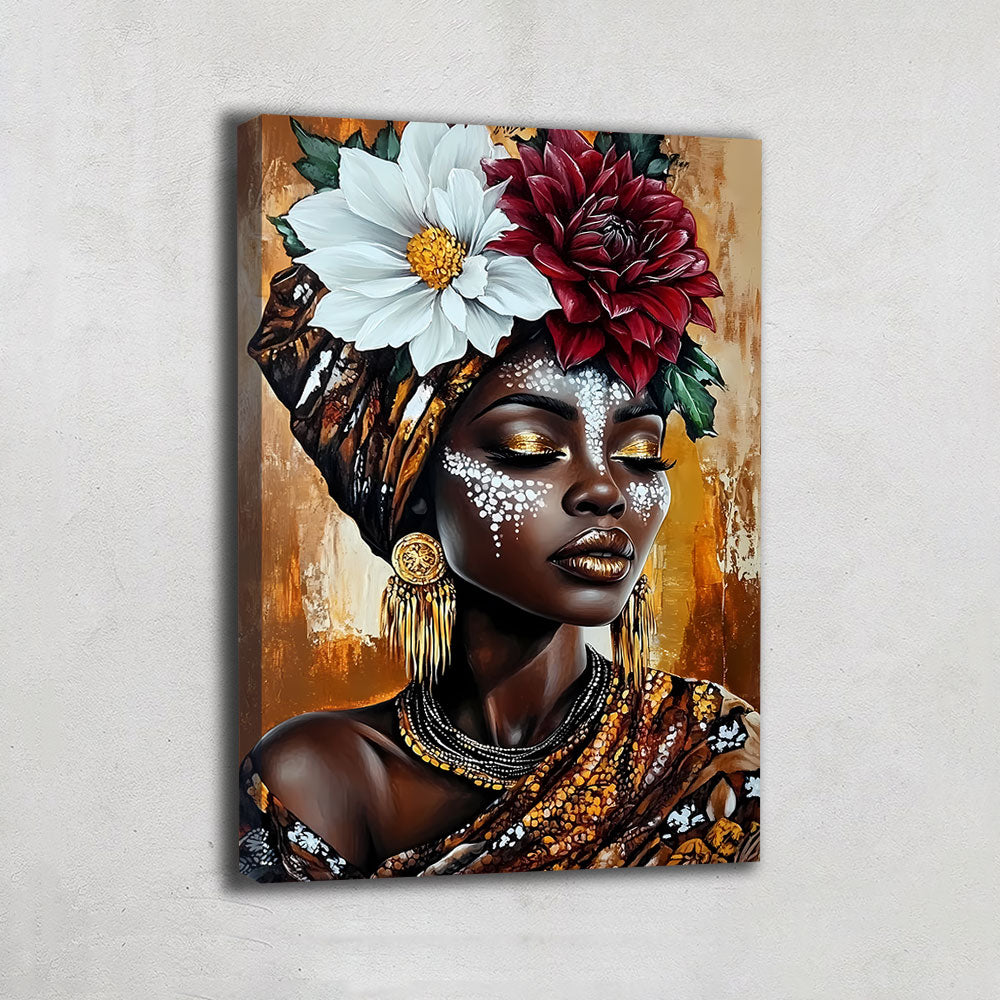 TABLEAU TÊTE AFRICAINE