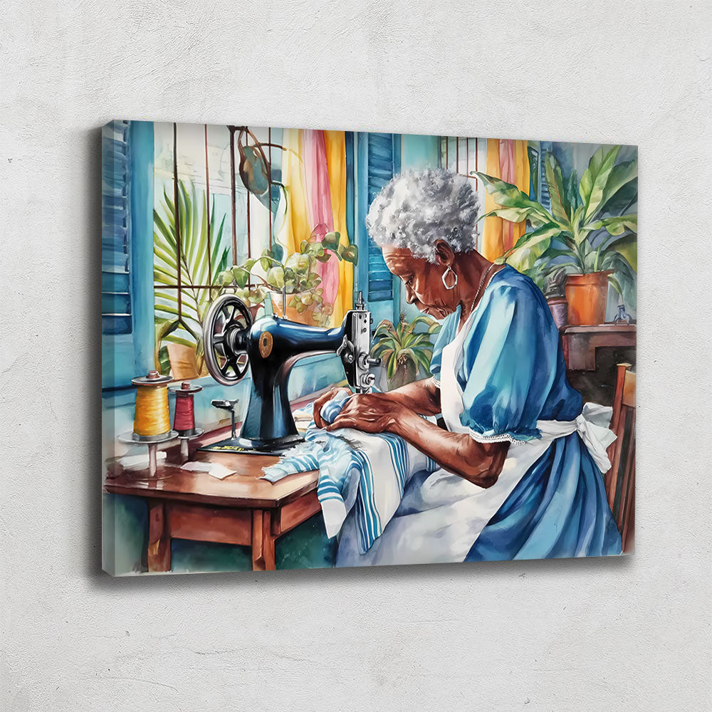 TABLEAU FEMME AFRICAINE HUILE