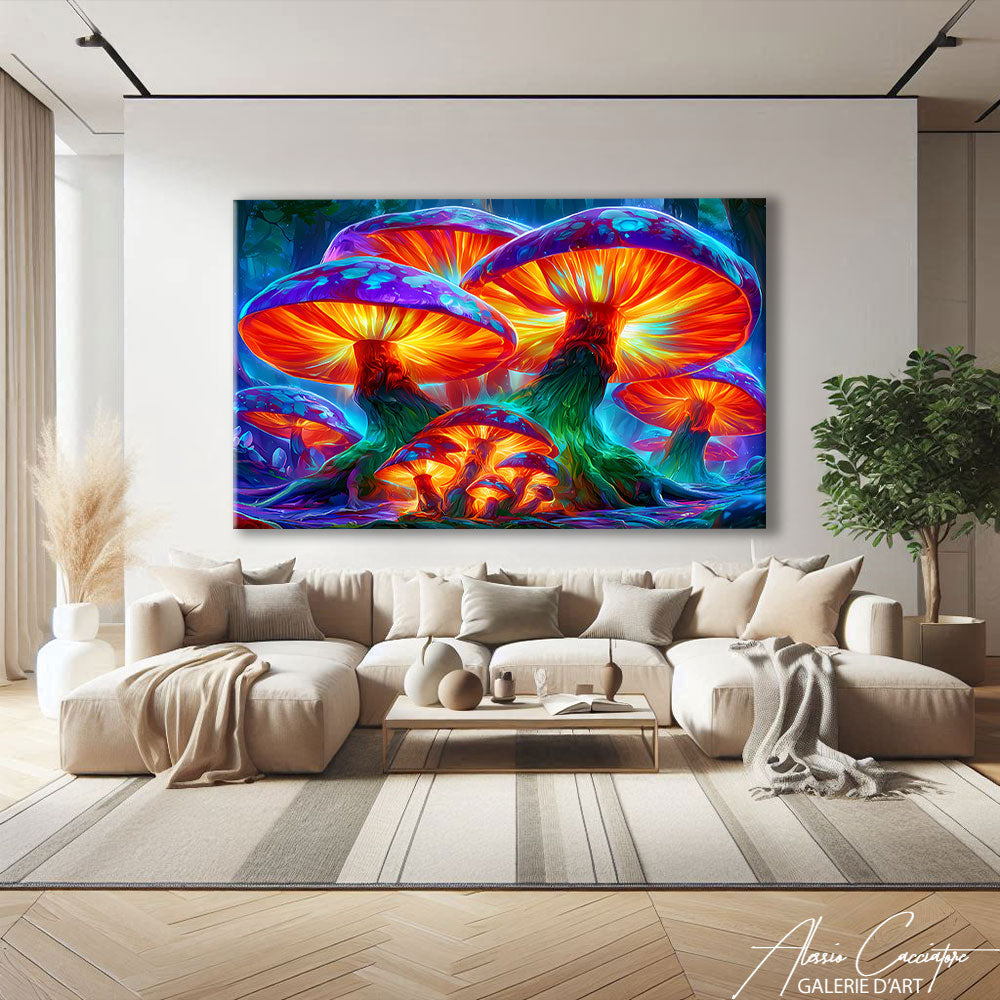 Peinture Peinture Champignon