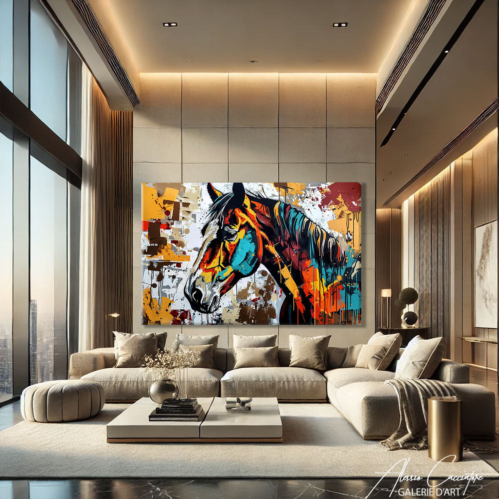 Tableau Chevaux Peinture