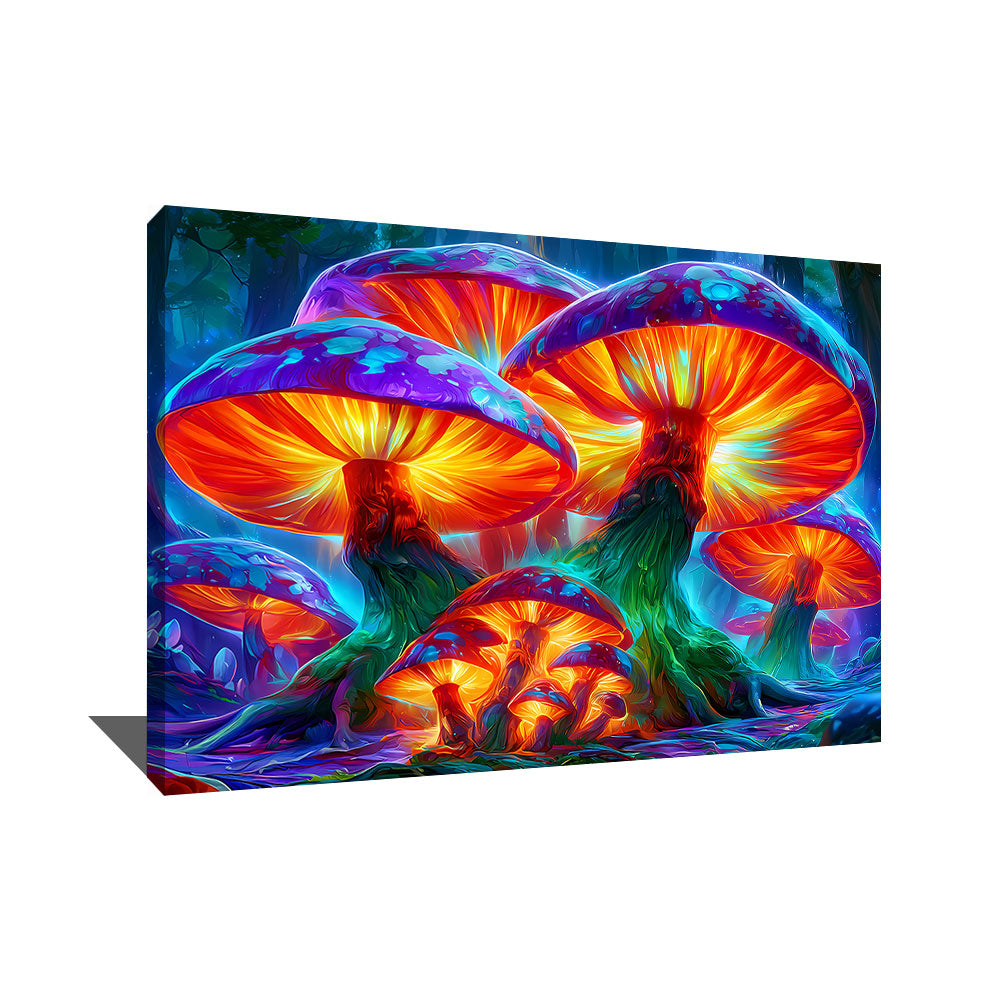 Tableau Peinture Champignon
