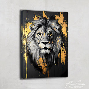 Tableau Lion Grand Format