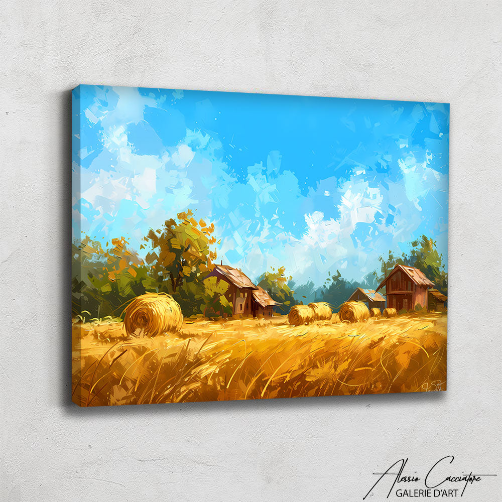 TABLEAU PEINTURE SUR TOILE PAYSAGE SIGNATURE A IDENTIFIER 41 X 49 CM TABLEAU PEINTURE SUR TOILE PAYSAGE SIGNATURE A IDENTIFIER 41 X 49 CM