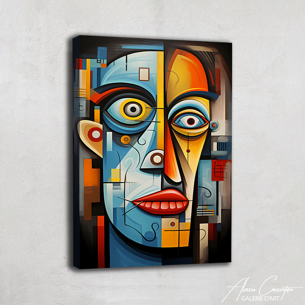 Tableau Cubisme Portrait