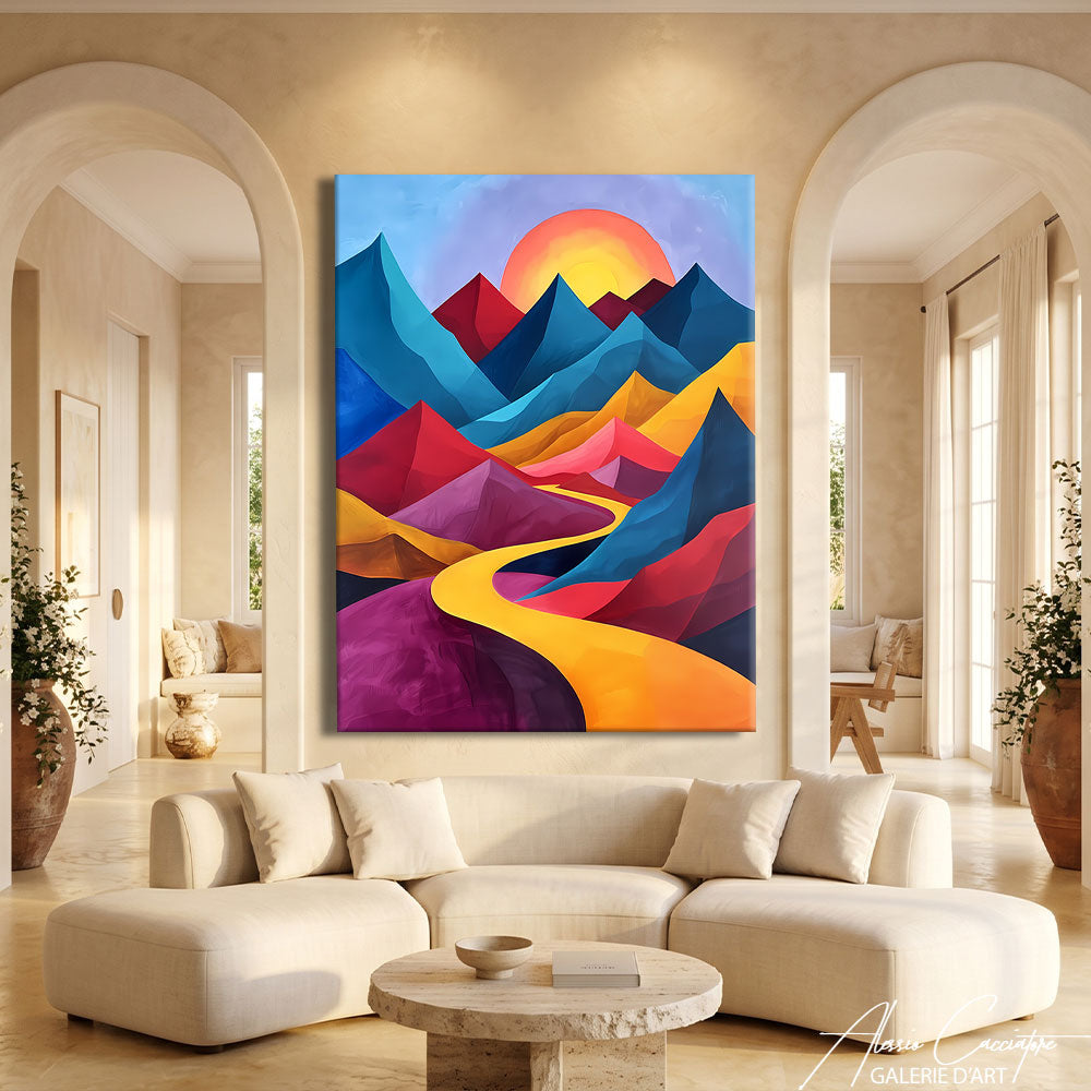 TABLEAU DÉCO MONTAGNE