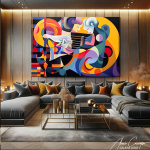 tableau peinture cubisme