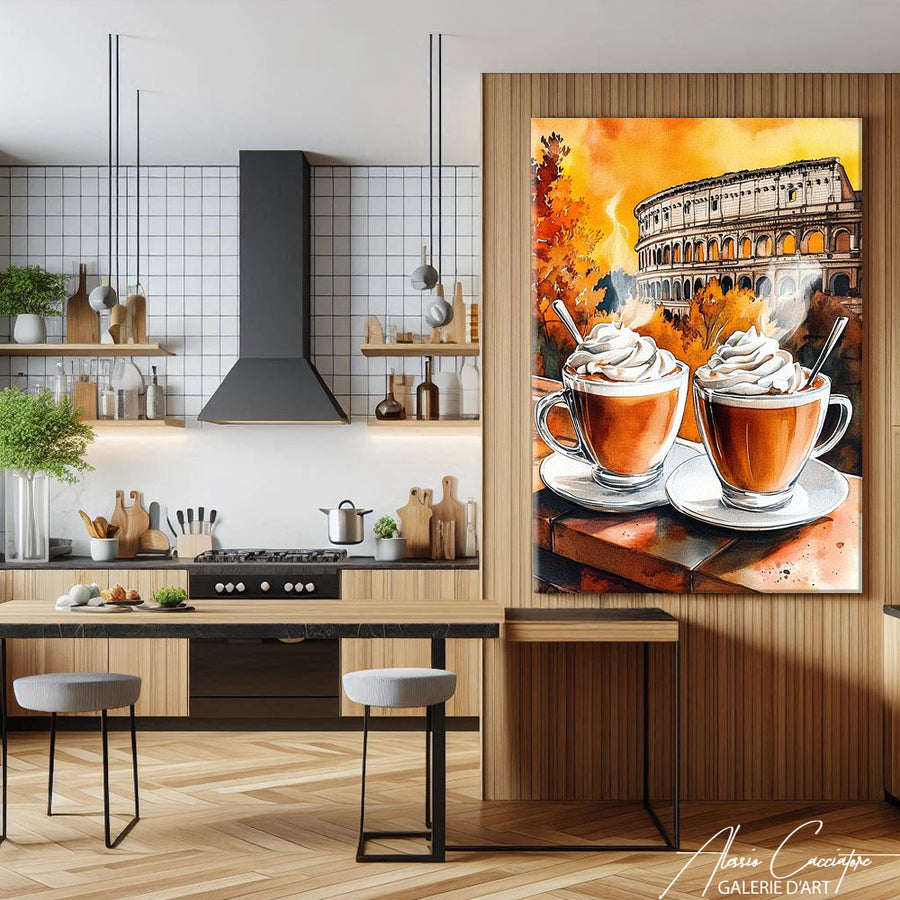 Tableau Cappuccino – mise en situation