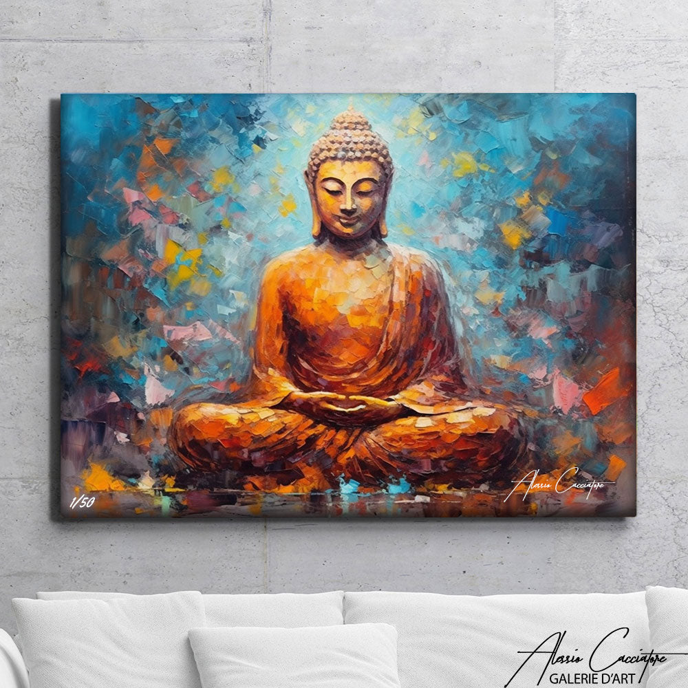 tableau bouddha zen