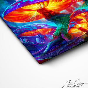 Art Mural Peinture Champignon