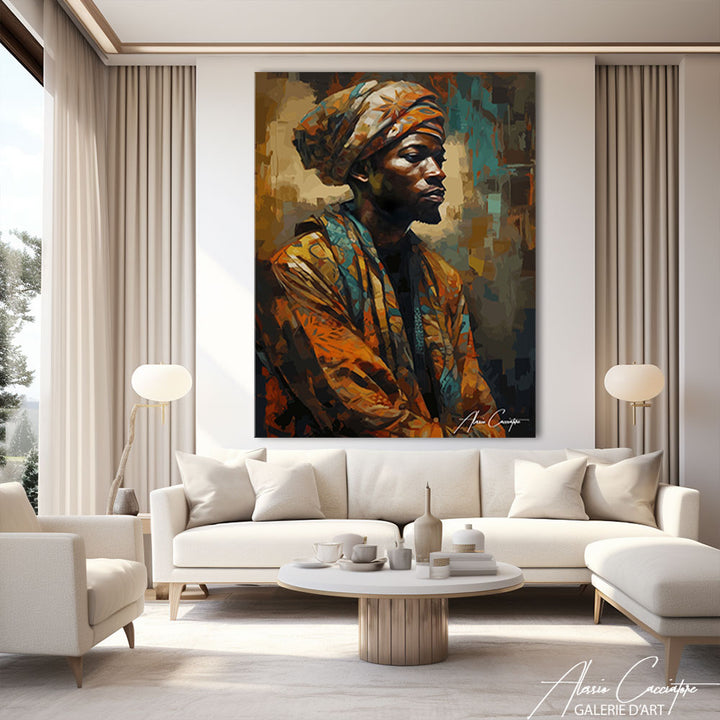 tableau africain moderne