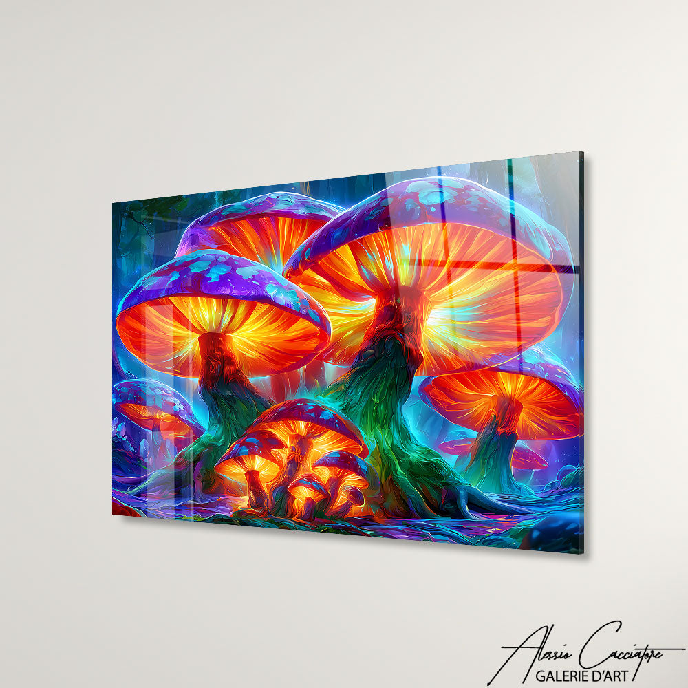 Cadre Peinture Champignon