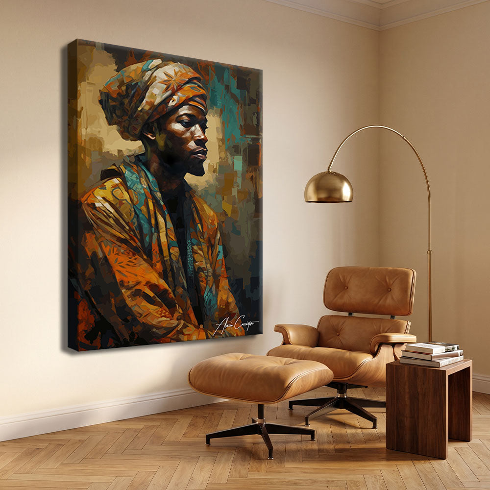 tableau africain peinture
