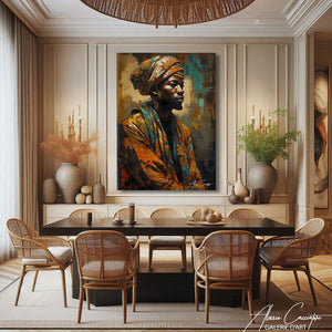 tableau africain moderne