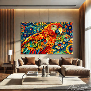 Peinture Aquarelle Perroquet
