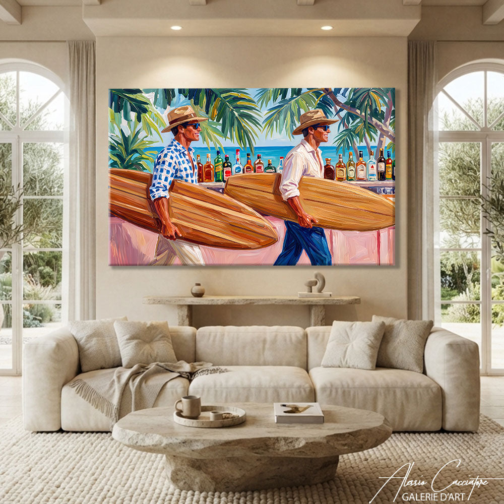 Peinture Peinture Surfeur