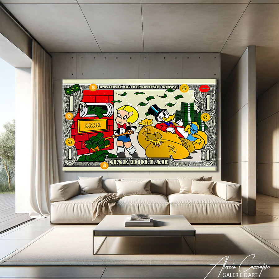 Tableau Picsou Dollar – mise en situation