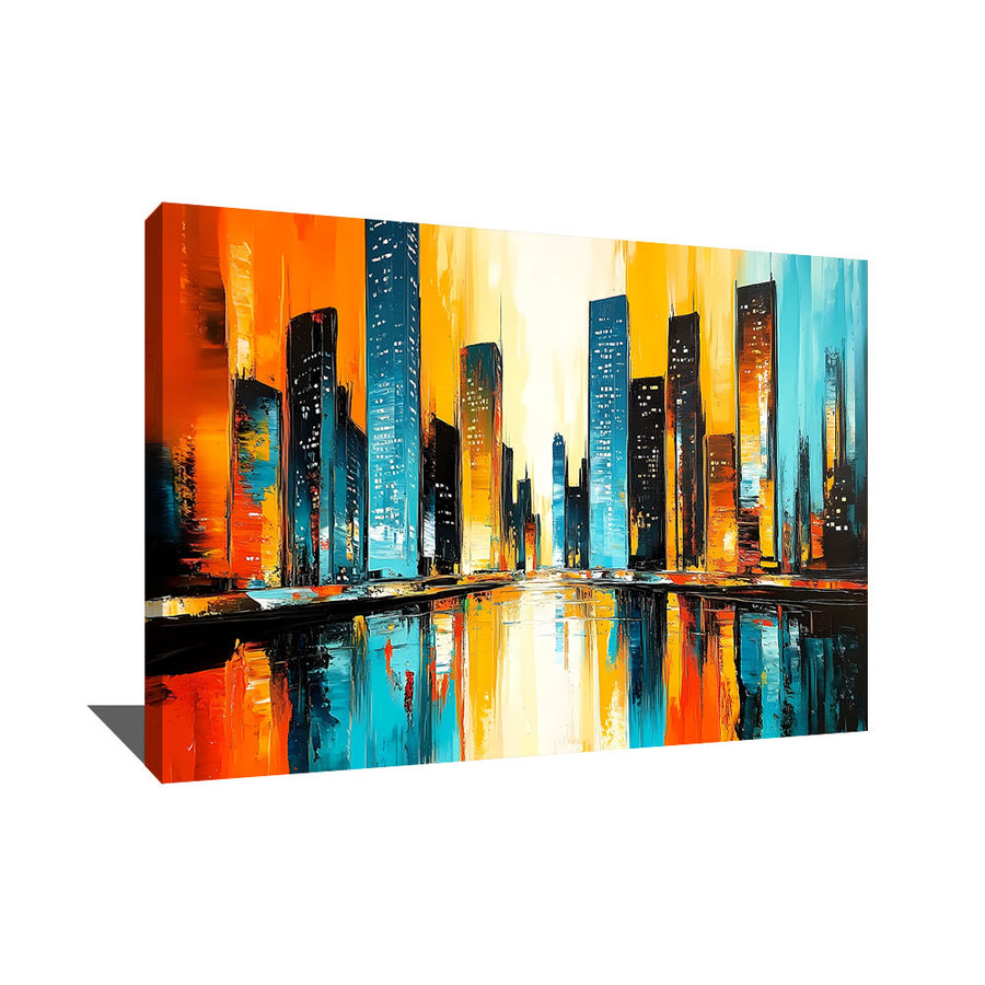 Tableau coucher de soleil