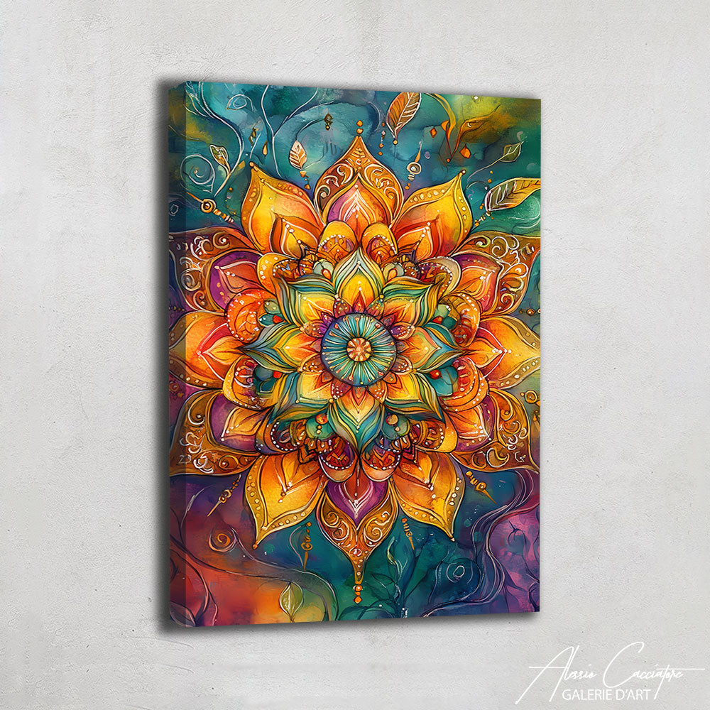 Tableau Mandala Indien