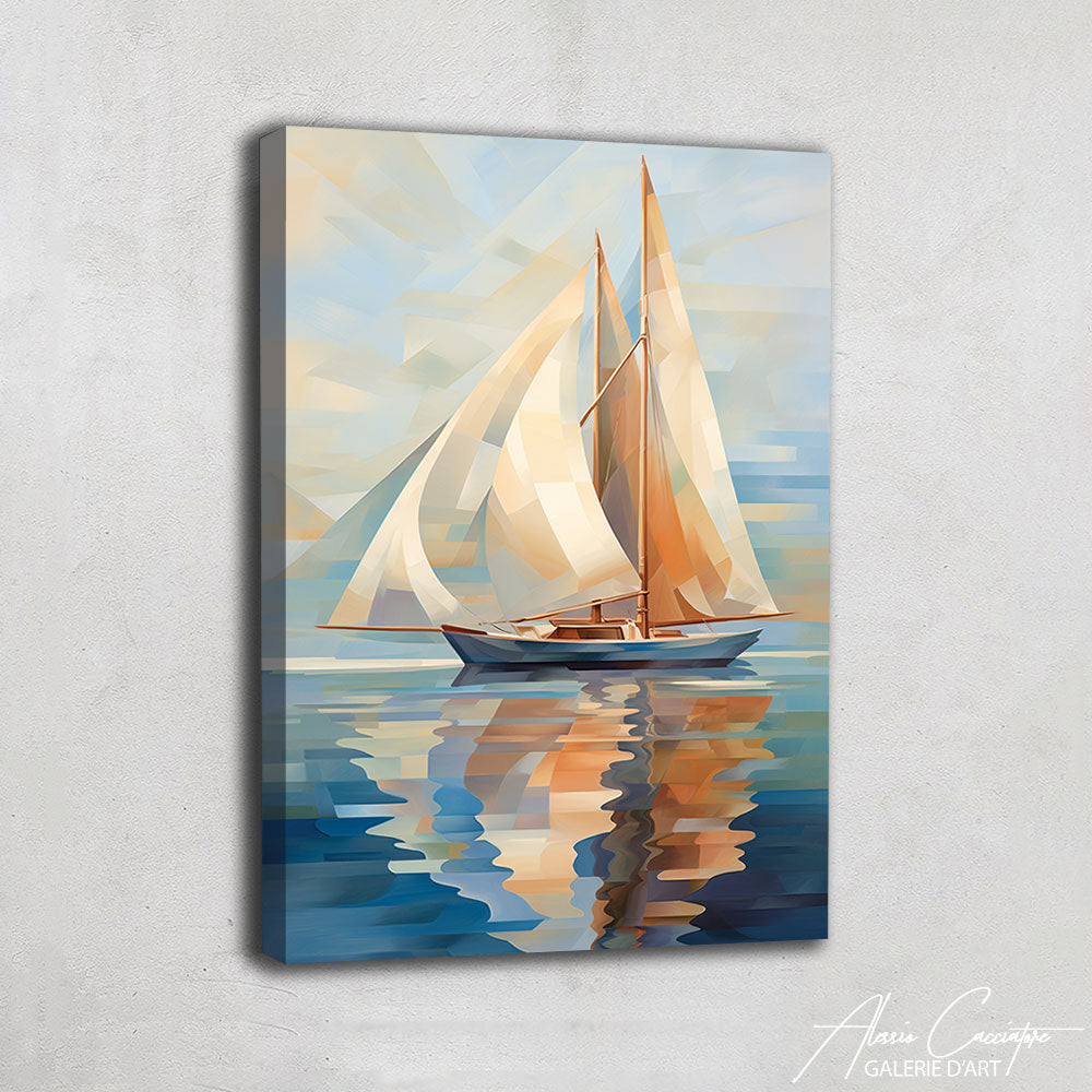 tableau bateau moderne