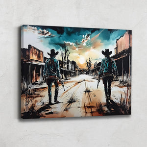 TABLEAU PAYSAGE COWBOY