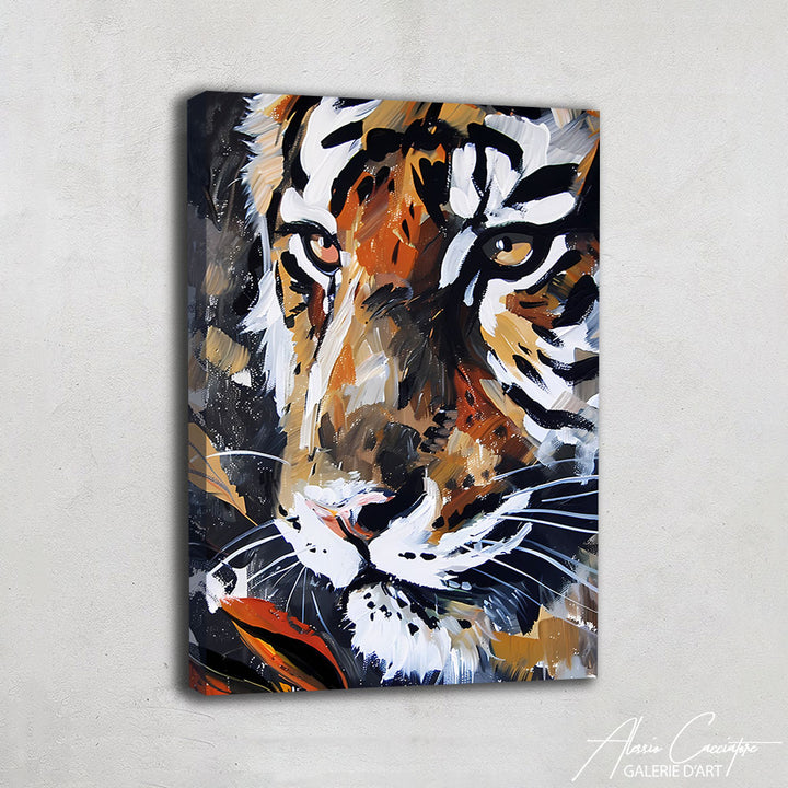 tableau toile tigre