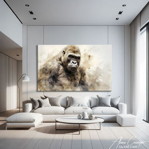 tableau avec gorille