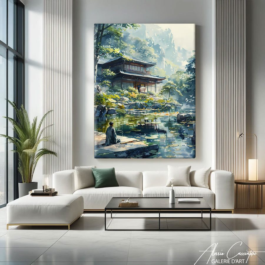 Tableau nature zen – mise en situation