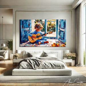 Toile Guitariste Musique