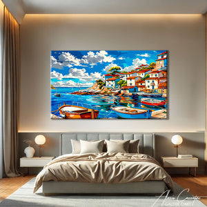 Tableau Bord de Mer Moderne
