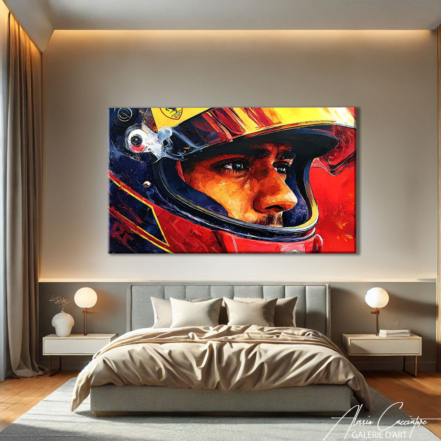 TABLEAU F1 HAMILTON AlessioCacciatore – mise en situation