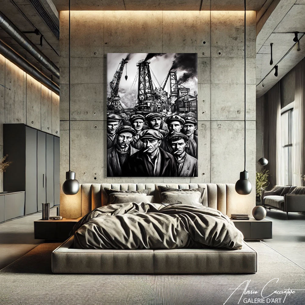 tableau deco industriel