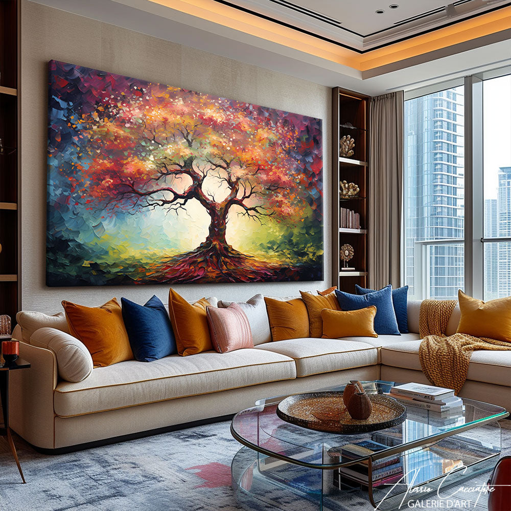 TABLEAU ARBRE DE VIE ABSTRAIT