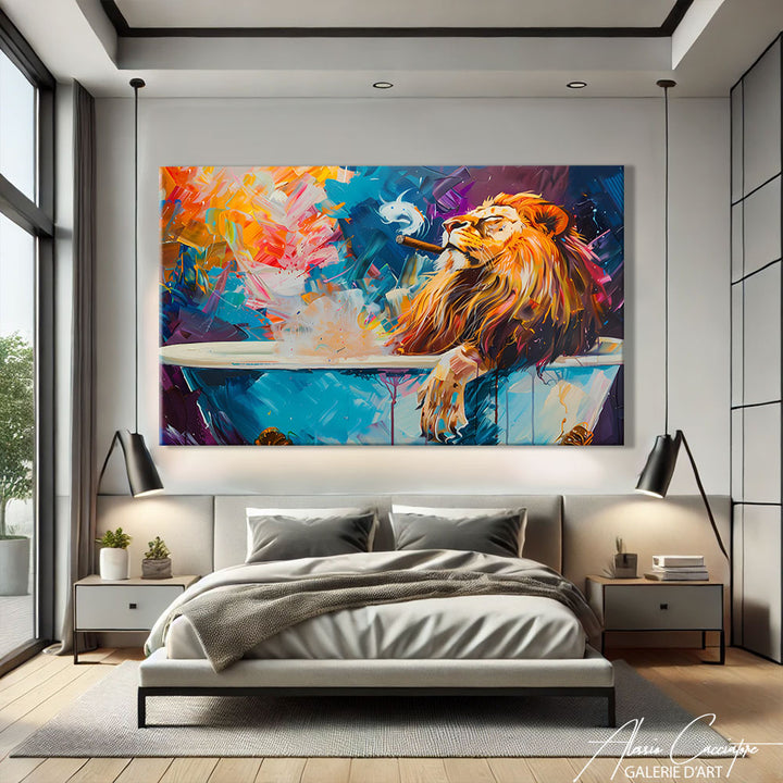 Peinture Lion Couleur
