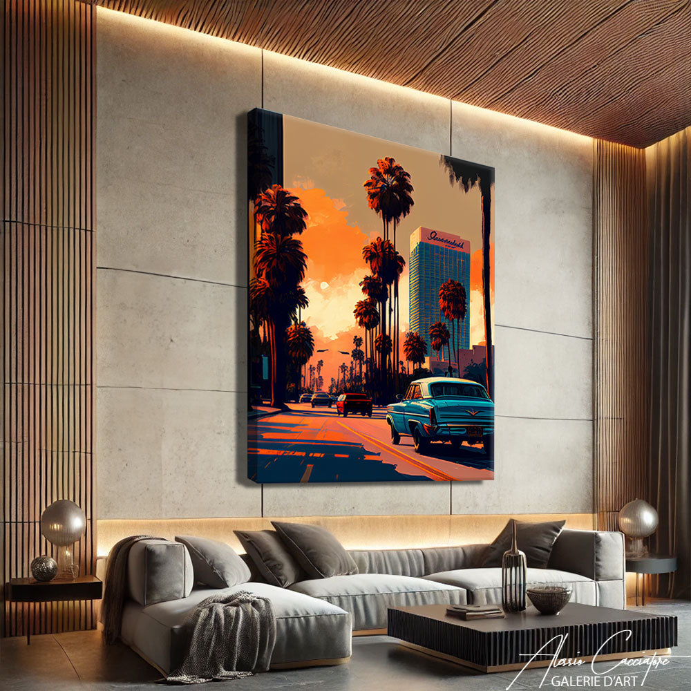 TABLEAU LOS ANGELES DECO
