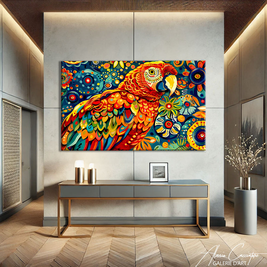 Perroquet Tableau – mise en situation