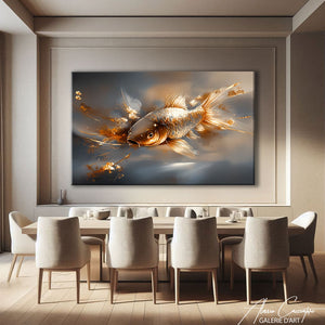 Tableau Carpe Japonaise