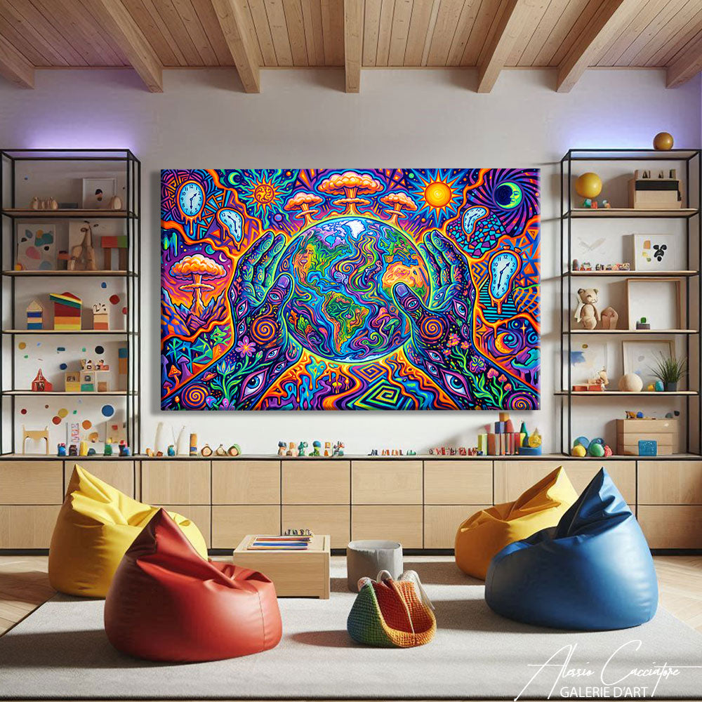 Affiche Psychedelic Creatif