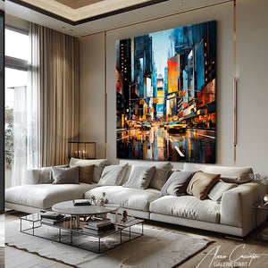 tableau new york coloré 