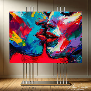 Tableau Amour Abstrait