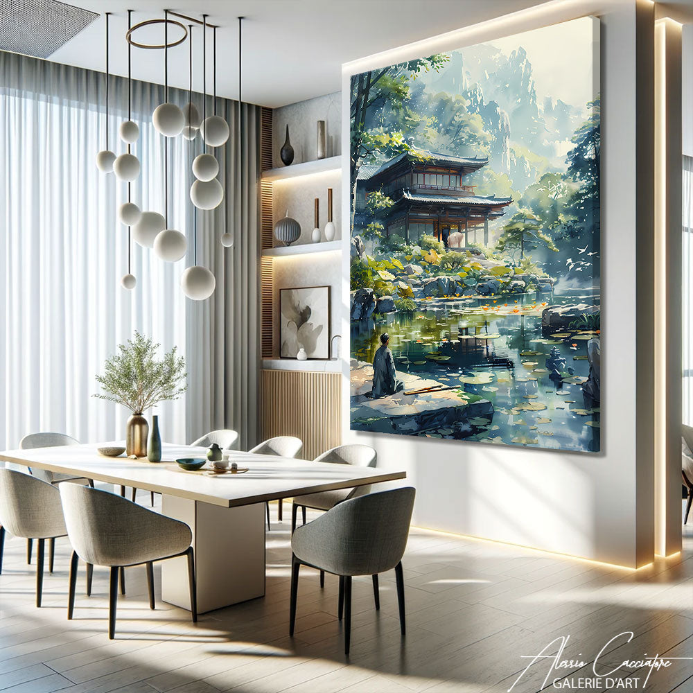 Tableau zen et nature