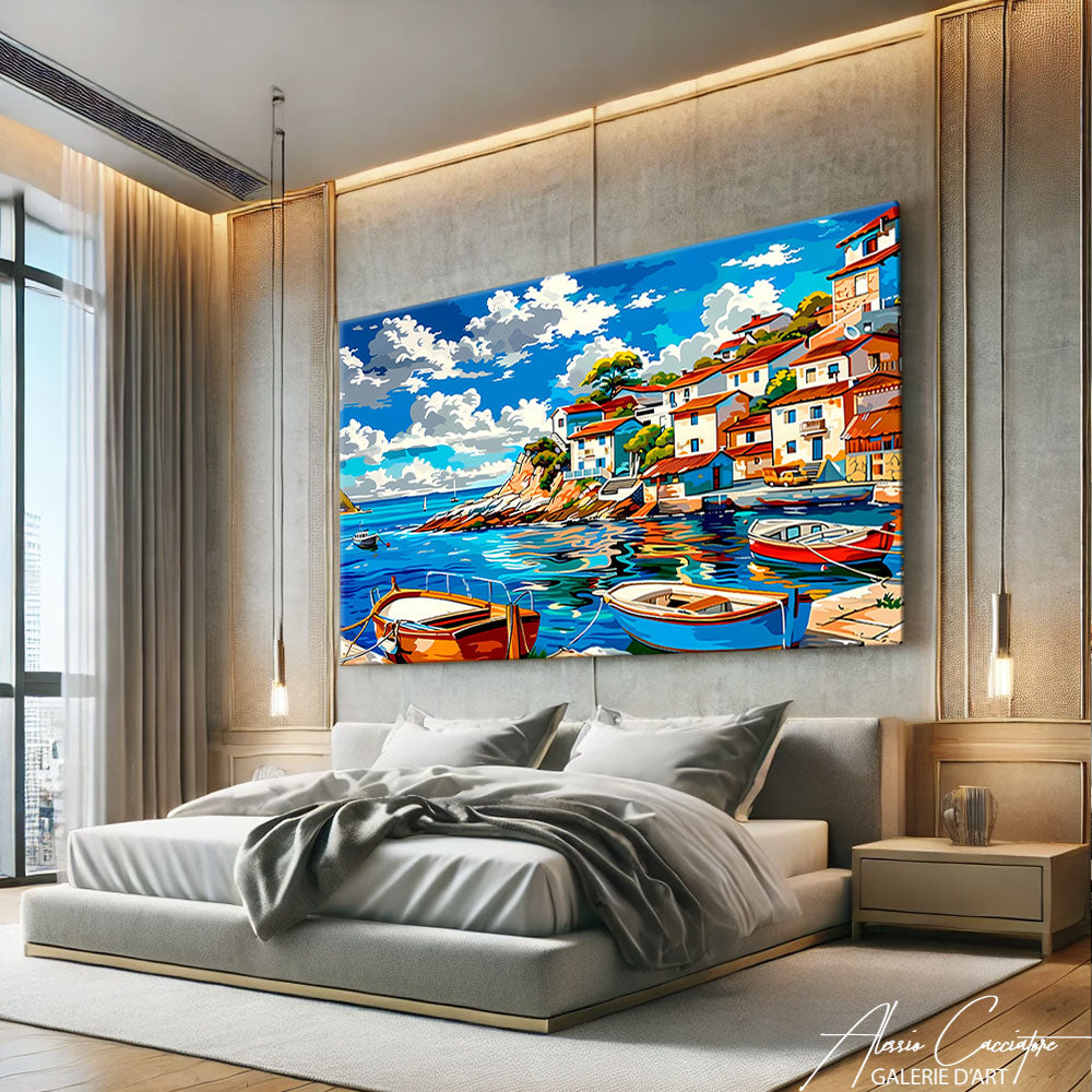 Tableau Peinture Mer
